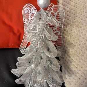 Silver Angel Tree Topper